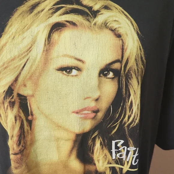 Black Faith Hill Concert 2000 Graphic Men's Tee - Picture 5 of 5
